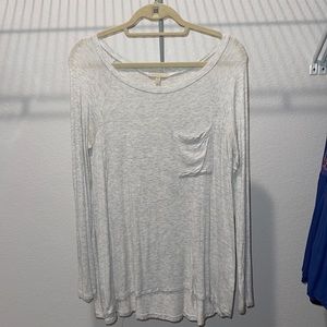 Grey long sleeve from anthropology